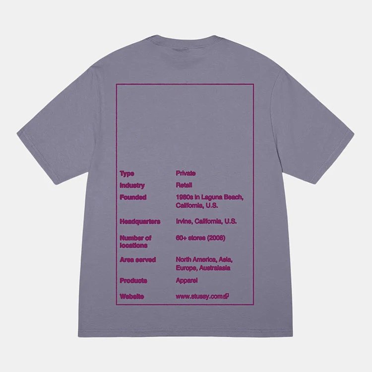 stussy方形英文字母圆筒短袖T恤 颜色：黑色 白色 藏青 灰色 码数S Ｍ L XL XXL  STU10