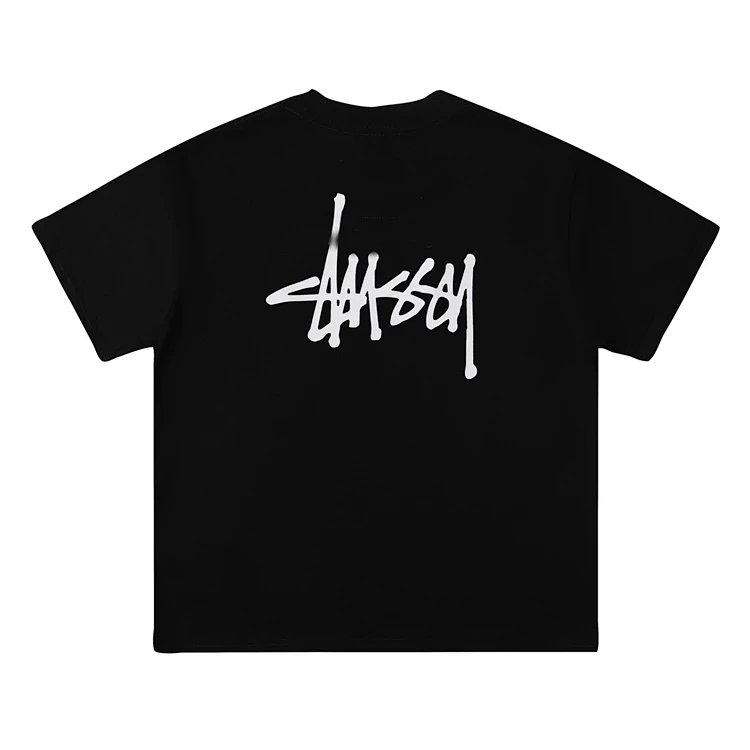 Stu新款经典字母印花短袖 颜色:黑色 杏色 白色 码数:S、M、L、XL X204#