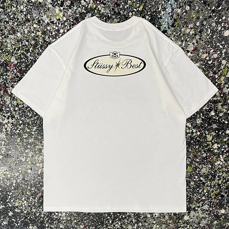 stu圆筒短袖T恤 颜色：白色、杏色 码数S、Ｍ、L、XL、XXL   STU68