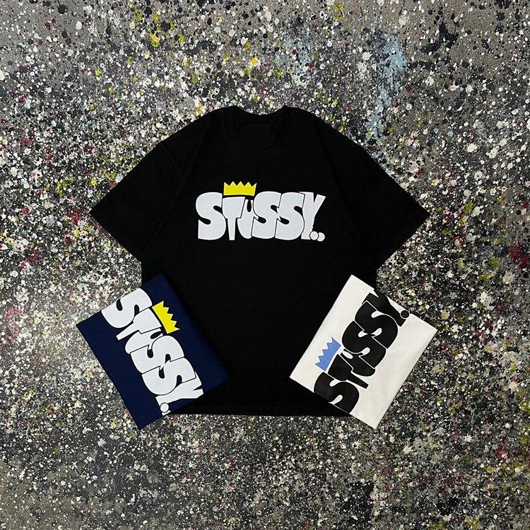 stu圆筒短袖T恤 颜色：黑色、白色、藏青 码数S、Ｍ、L、XL、XXL   STU58