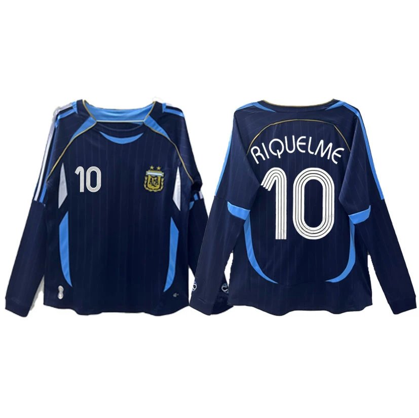2006 Argentina Away Long Sleeve 10