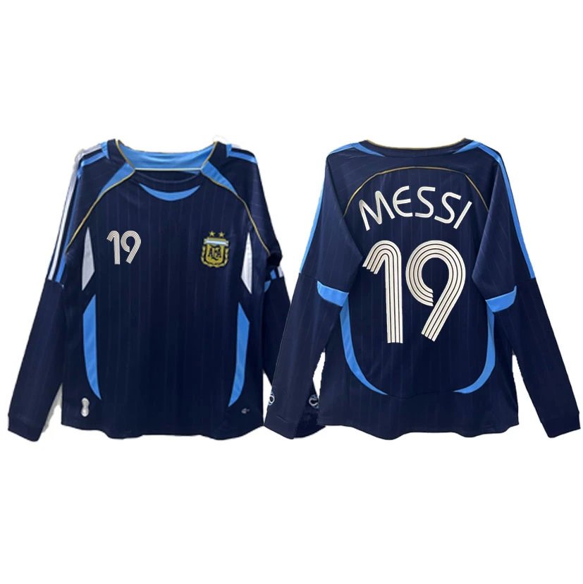 2006 Argentina Away Long Sleeve 19