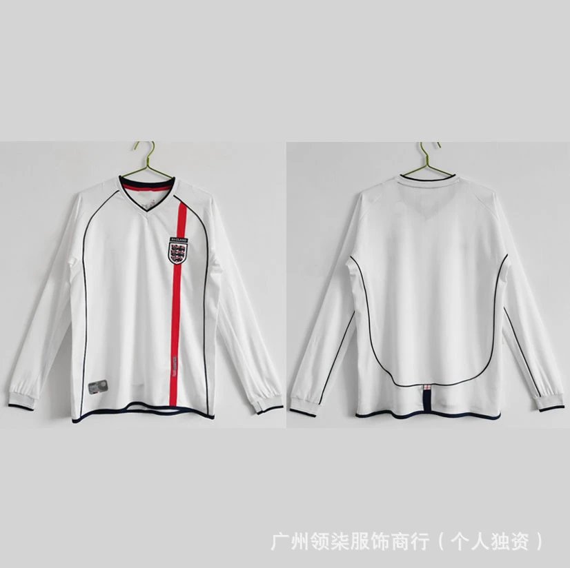 2002 England Home Long Sleeves