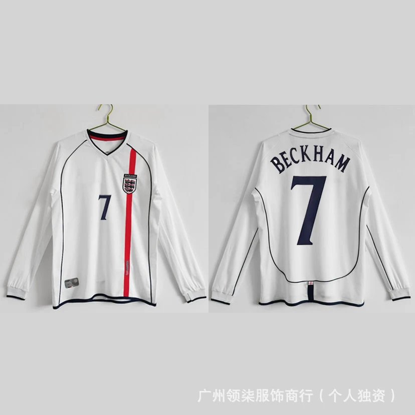 2002 England Home Long Sleeve 7