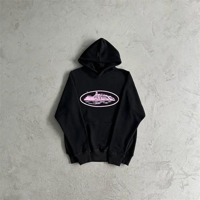 8887 Sweatshirt/Black Pink Print