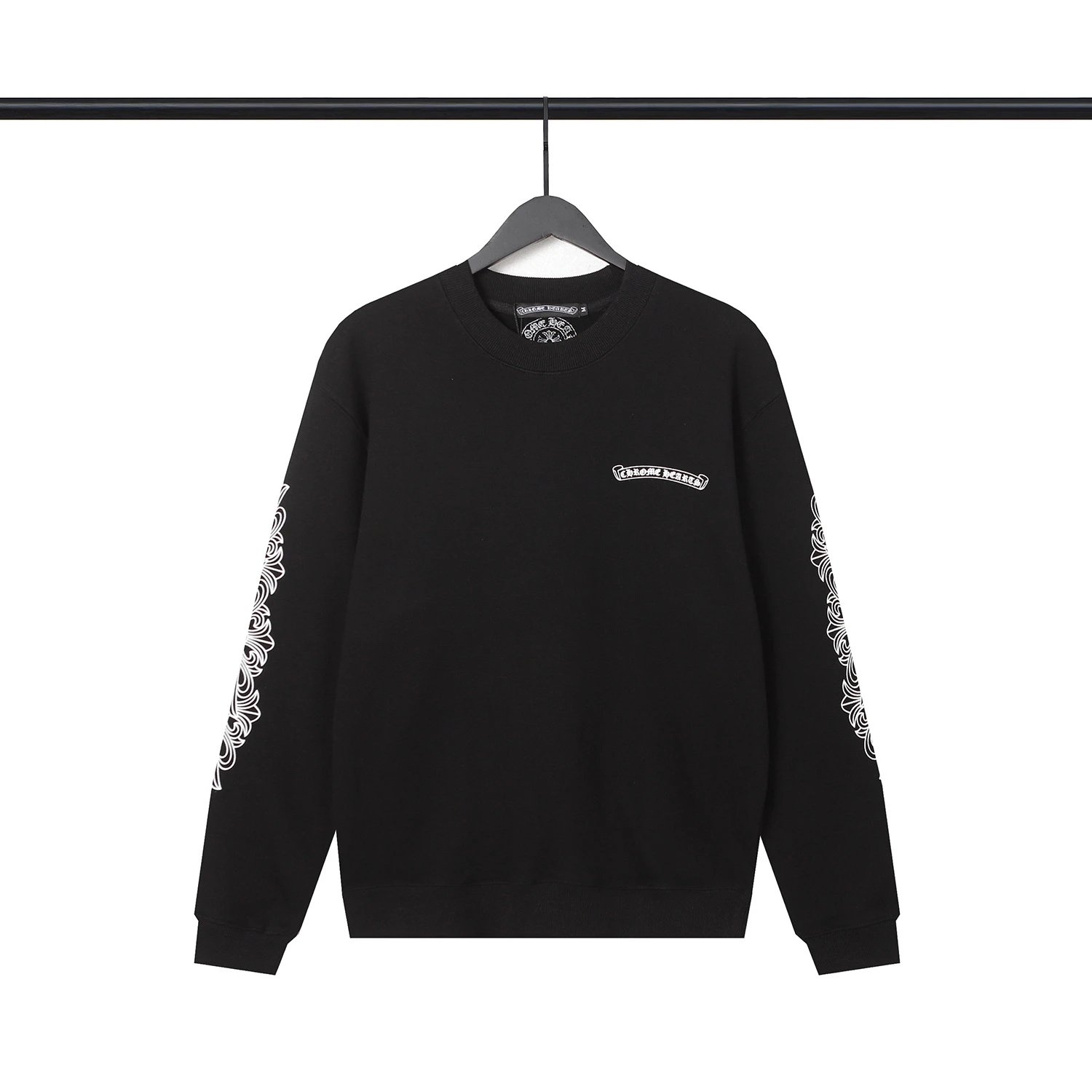 Chrome Hearts Gothic Script Print White Hoodie - 5