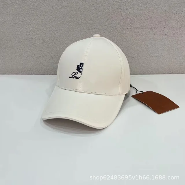 Unbranded Hats Embroidered baseball cap with contrast brim piping product detail image 18