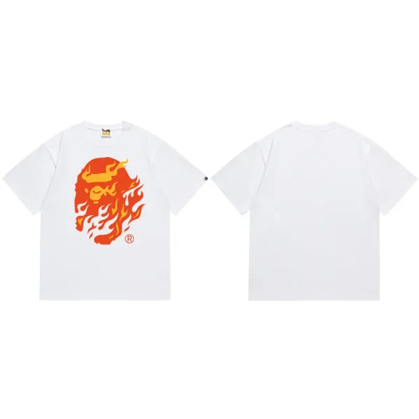 A Bathing Ape ABC Camo Ape Head Purple T-Shirt - 8