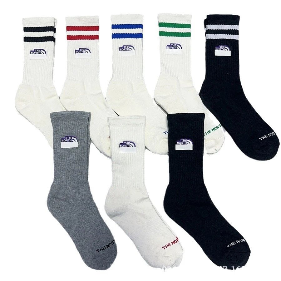 The North Face Socks Ribbed crew with contrast double stripes image 5