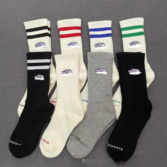 The North Face Socks Ribbed crew with contrast double stripes product detail image 3