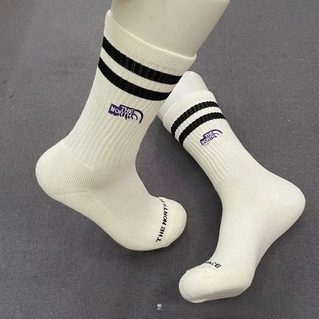 The North Face Socks Ribbed crew with contrast double stripes product detail image 5