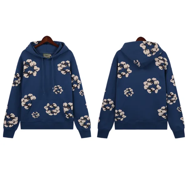 Another Country Cotton Wreath Hoodie All-Over Print Sweatshirt - 35