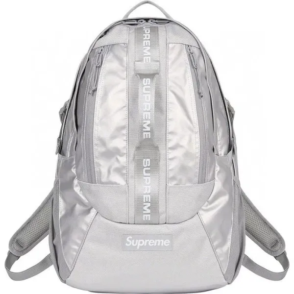Supreme Reflective Tape Backpack Silver - 1