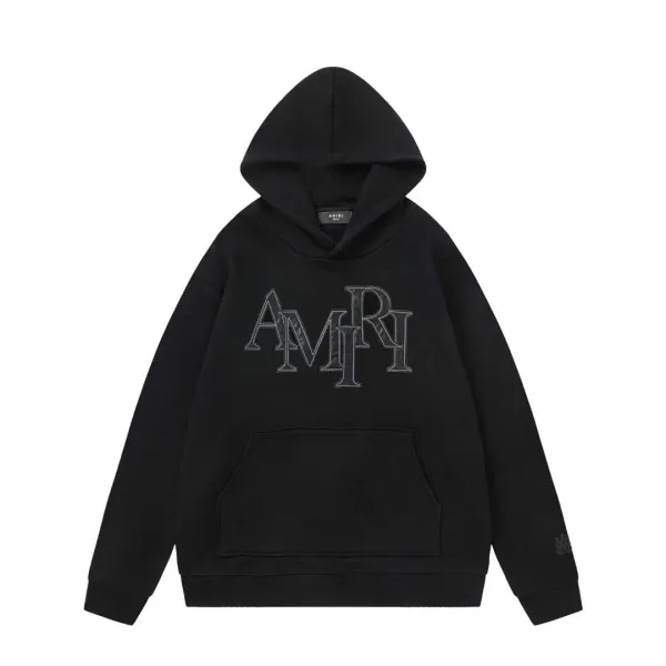 Amiri Angel Hoodie Black - 48