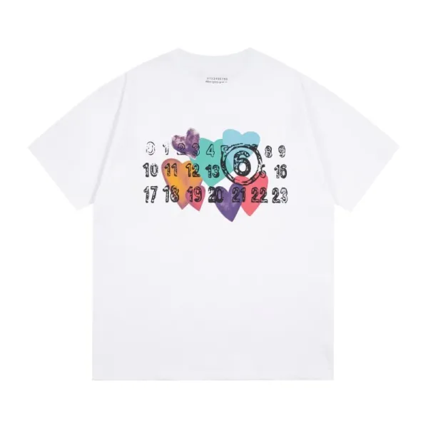 Off-White 123456 Graphic T-Shirt Black - 34