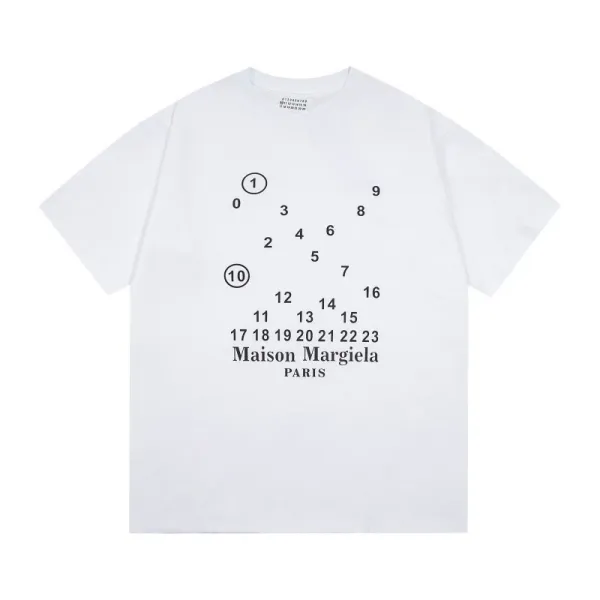 Off-White 123456 Graphic T-Shirt Black - 50