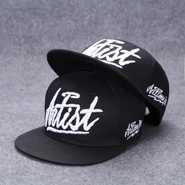 Design Streetwear Snapback Cap with Vintage Patch Print Red/Navy Baseball Cap - 16