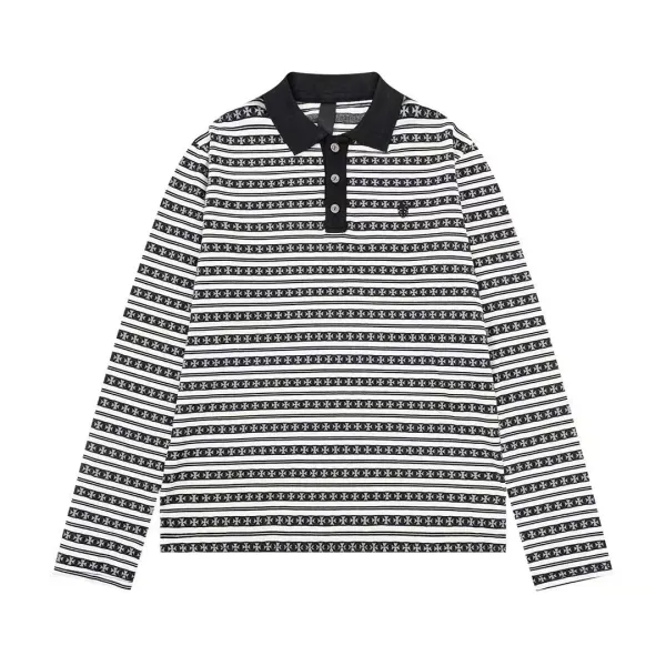 Off-White™ Repeating Arrow Pattern Brown Polo - 4