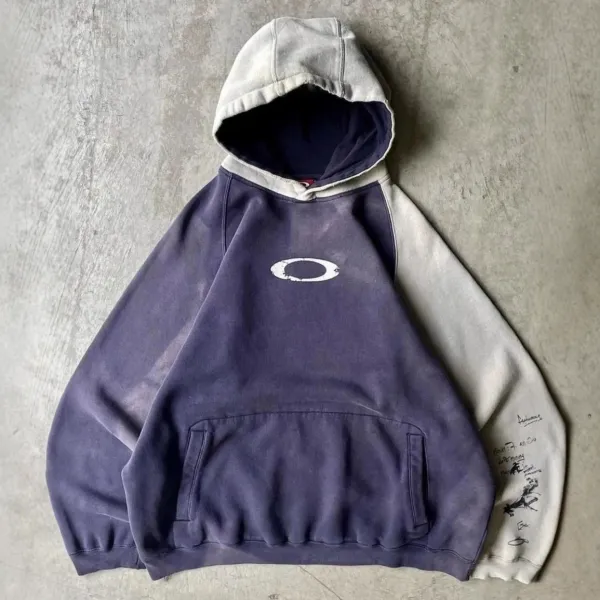 Oakley Logo Hoodie Yellow Hoodie - 4