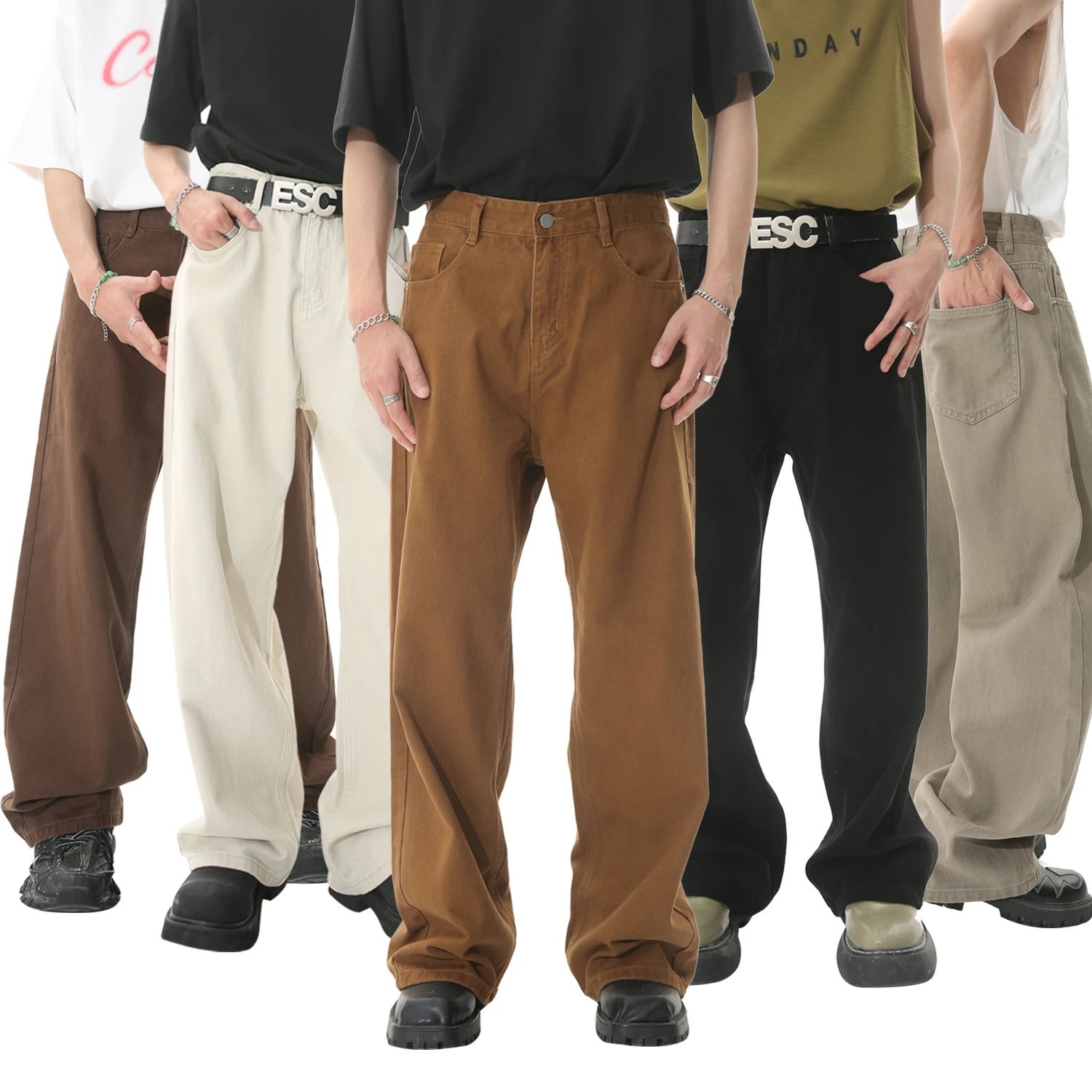 Straight Fit Denim Jeans