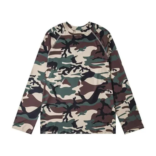 Comme des Garçons Play Camo Print Long-Sleeve Base-Layer Top - 1