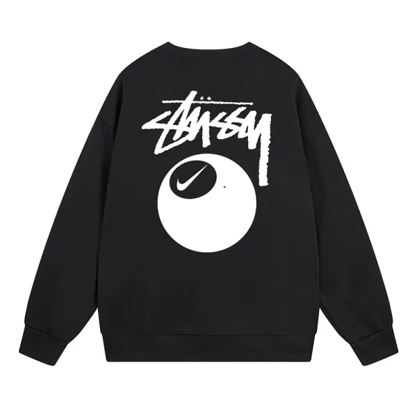 Stüssy x Nike Collaboration Eye Logo Black Hoodie - 1