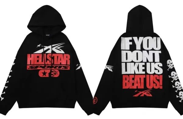Hellstar Sports x Reebok Inspired Hoodie Black - 1