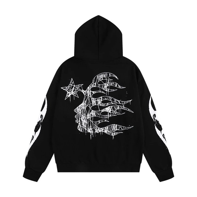 Hellstar Star Flame Black Hoodie - 22