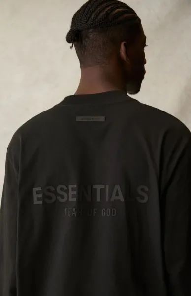 Fear of God Essentials Long Sleeve Tee White - 18