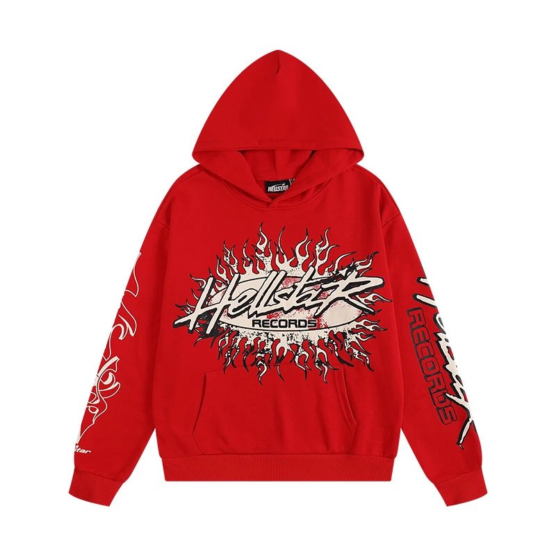 Hellstar Star Flame Black Hoodie - 35