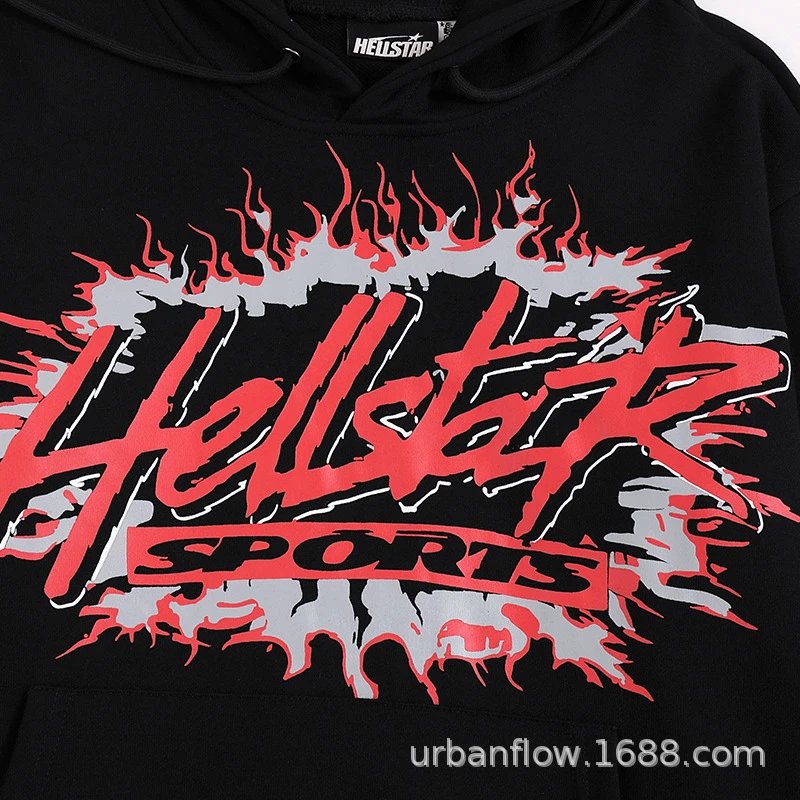 Hellstar Star Flame Black Hoodie - 30