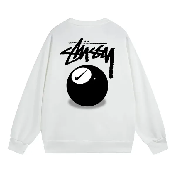 Stussy x Nike 8-Ball Graphic Hoodie White - 1