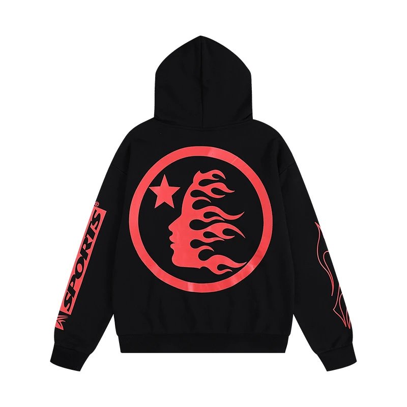 Hellstar Star Flame Black Hoodie - 29