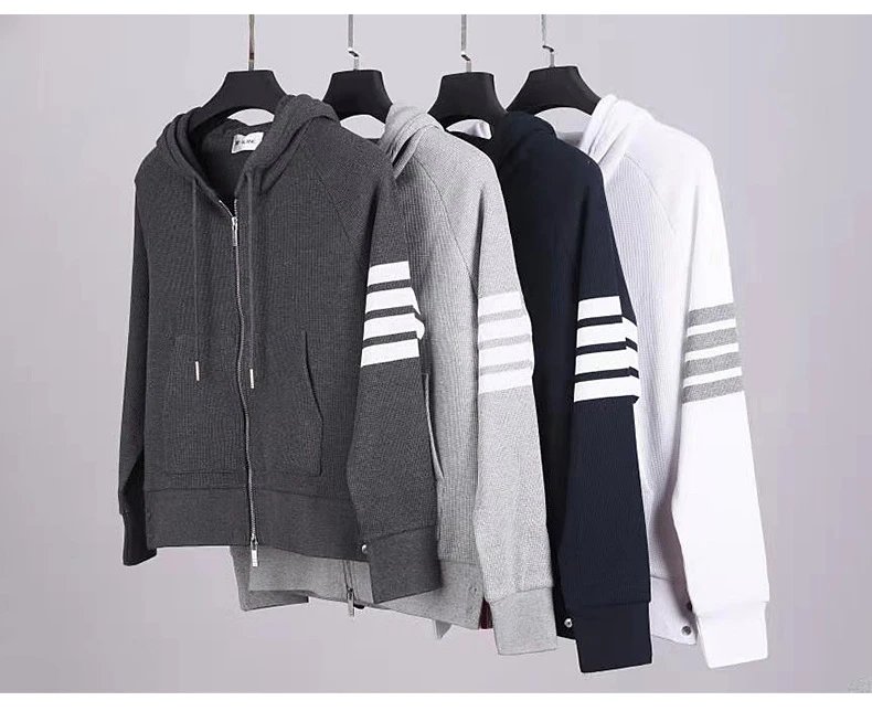 Waffle Zipper Loose Coat photo 8