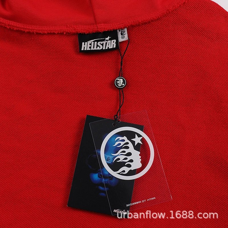 Hellstar Star Flame Black Hoodie - 37
