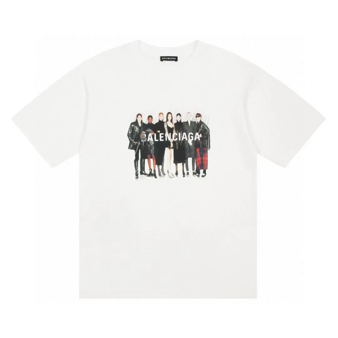 Print Letter Logo Short Sleeve T-Shirt