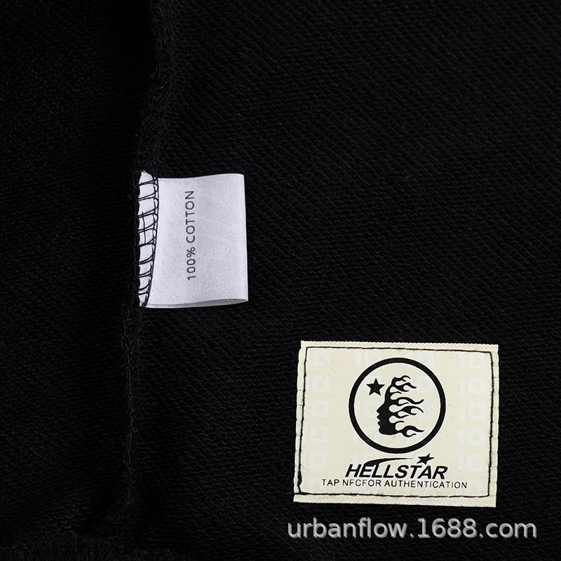 Hellstar Star Flame Black Hoodie - 12