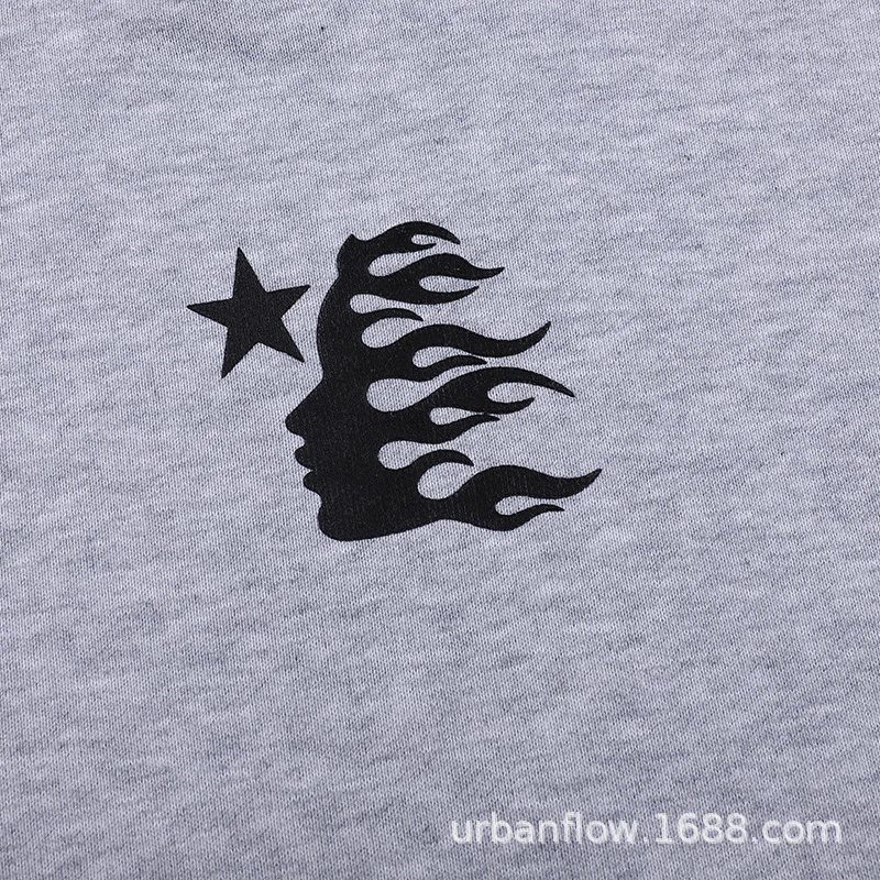 Hellstar Star Flame Black Hoodie - 48