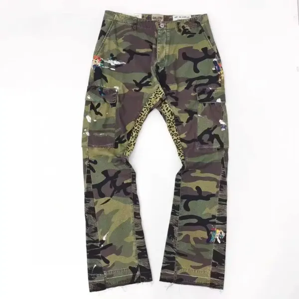 Gallery Dept x Custom Camo Cargo Pants Multicolor Pants - 1