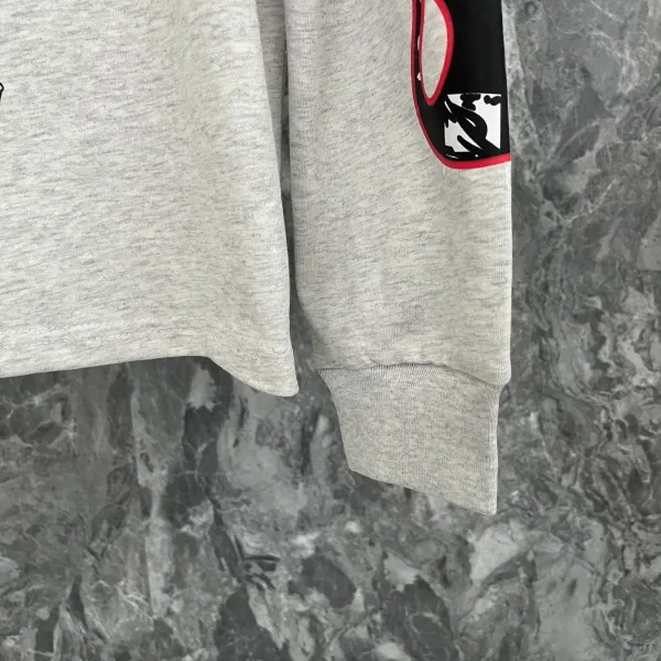 Chrome Hearts x Unknown Artist Long Sleeve T-Shirt Gray Multicolor Graphic Print - 8