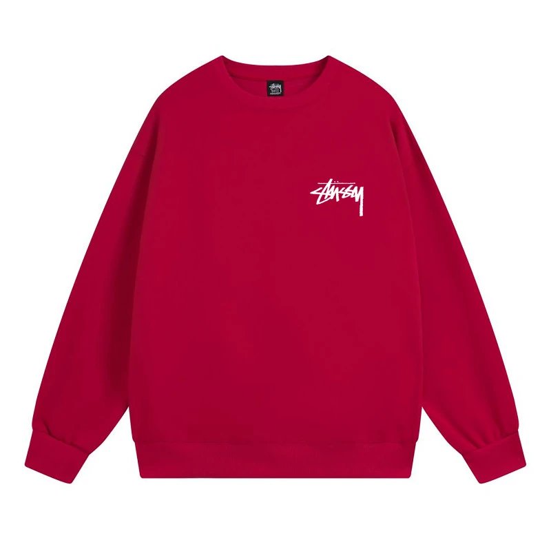 Stüssy Flame Logo Crewneck Sweatshirt Gray - 15