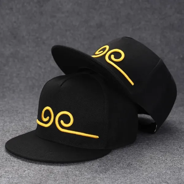 Design Streetwear Snapback Cap with Vintage Patch Print Red/Navy Baseball Cap - 20