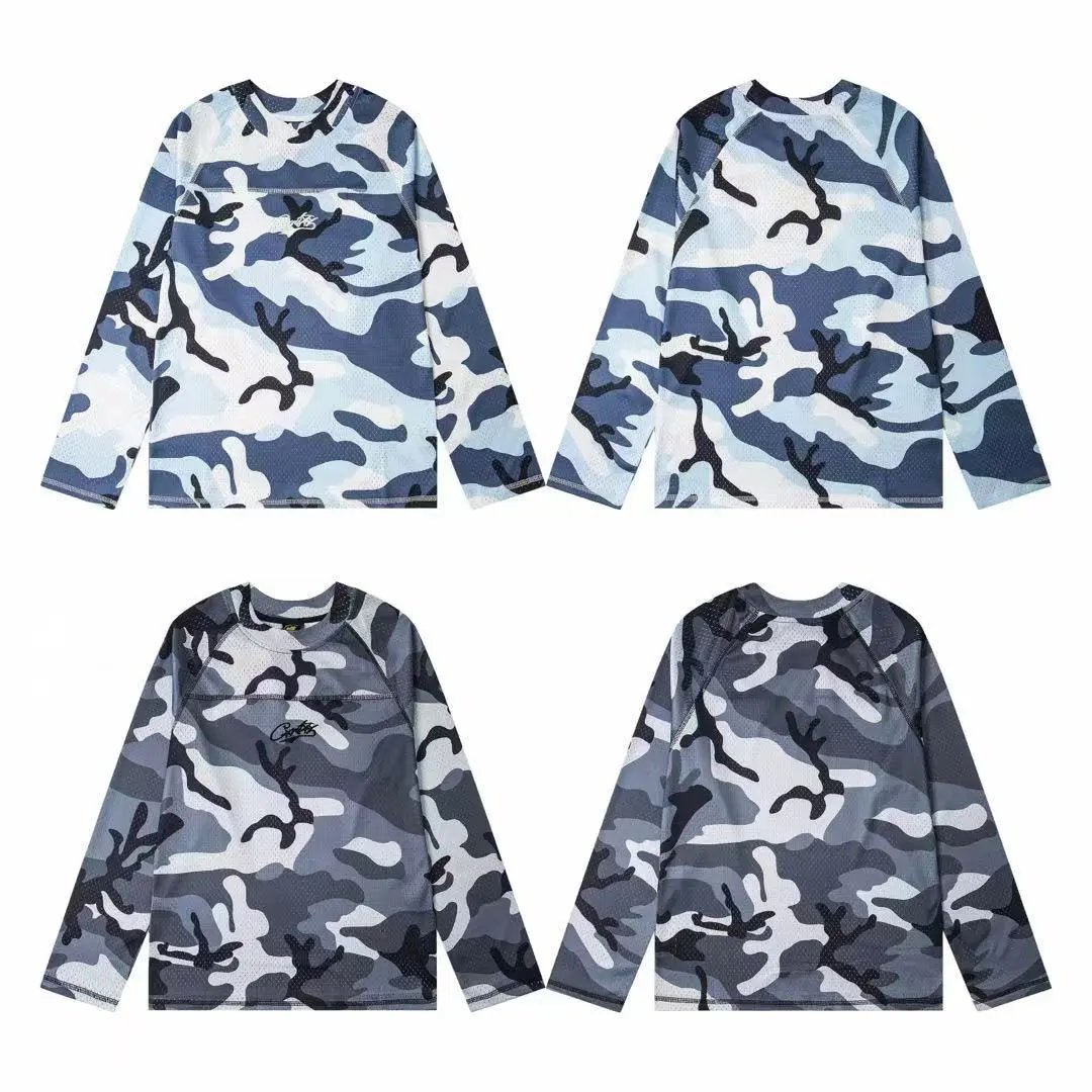Corteiz Camo Rash Guard Long Sleeve Top Multicolor - 1