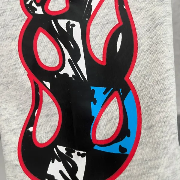 Chrome Hearts x Unknown Artist Long Sleeve T-Shirt Gray Multicolor Graphic Print - 14