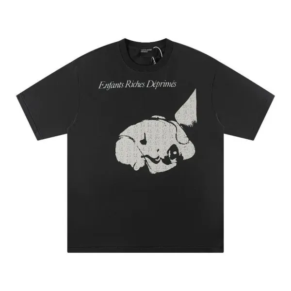 Enfants Riches Déprimés Graphic Print Black T-Shirt - 1