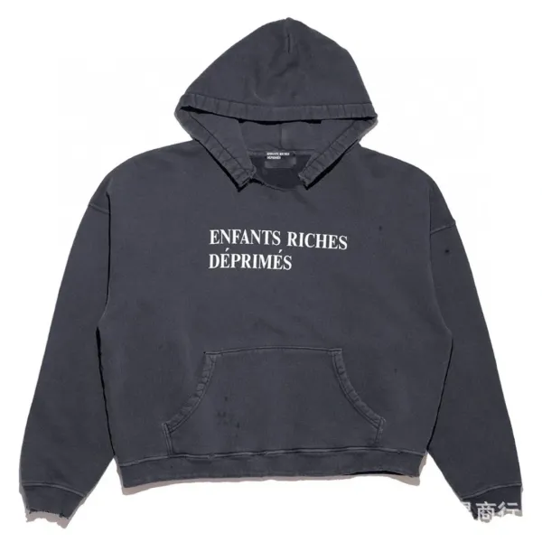 Enfants Riches Déprimés Distressed Light Blue Denim Jacket - 9