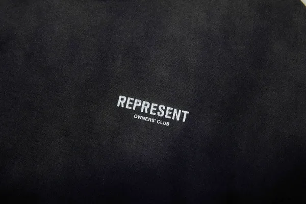 Oasis x Represent Distressed Black Hoodie - 6