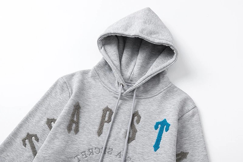Trapstar Embroidered Logo Light Blue Hoodie - 10