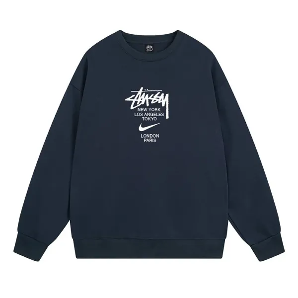 Stüssy x Nike City Series Navy Hoodie - 1