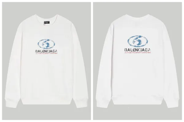 Balenciaga Authentic Sport Appareil White Hoodie - 1
